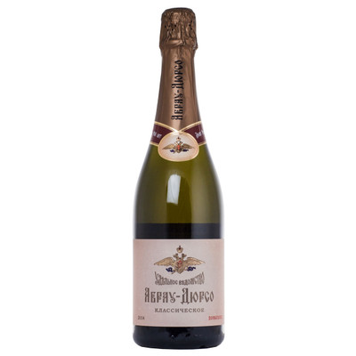 Шампанское Абрау-Дюрсо Классическое Российское белое полусухое, 0.75л
