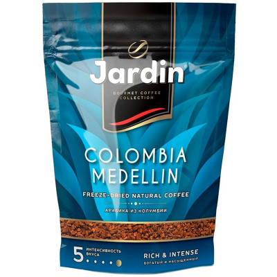 Кофе Jardin Colombia Medellin растворимый сублимированный, 240г