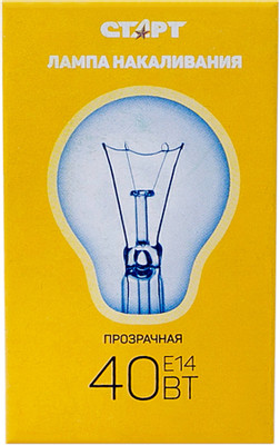 Лампа накаливания Старт ДШ 40Вт Е14