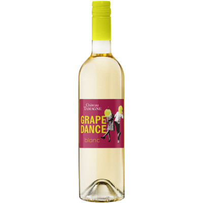 Вино Chateau Tamagne Grape Dance белое полусухое, 750мл