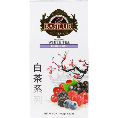 Чай Basilur Forest Fruit Коллекция белый, 100г