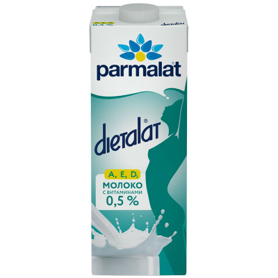Молоко Parmalat Natura Premium Dietalat питьевое ультрапастеризованное 0.5%, 1л