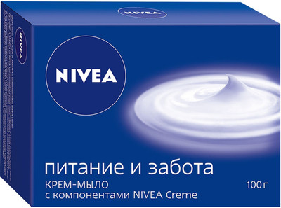 Крем-мыло Nivea питание и забота, 100г