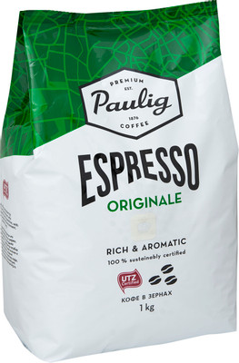 Кофе Paulig Espresso Supremo в зёрнах, 1кг