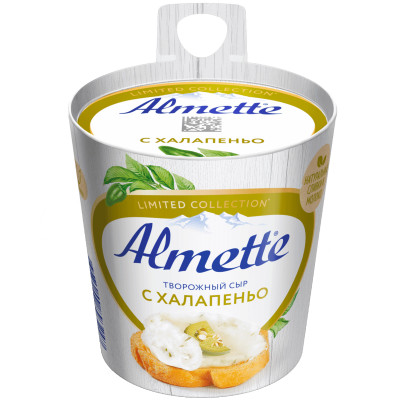 Сыр Almette творожный с халапеньо 60%, 150г