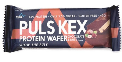 Вафли Puls Nutrition Kex шоколад-фундук, 40г