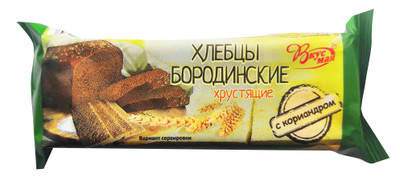 Хлебцы Вкус Мая Бородинские с кориандром хрустящие, 25г