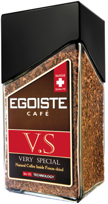 Кофе Egoiste V.S растворимый с добавлением молотого, 100г