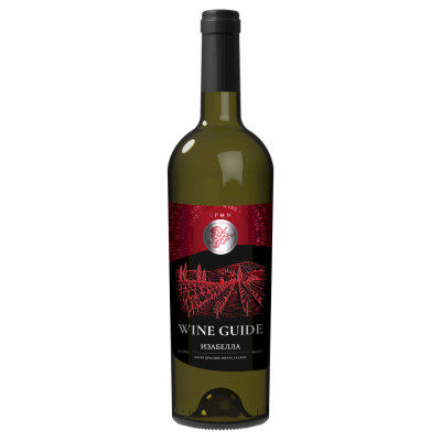 Вино Wine Guide Изабелла красное полусладкое 12%, 750мл