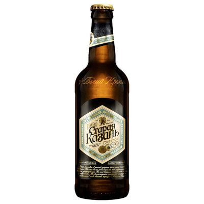 Пиво Старая Казань светлое 4.6%, 500мл