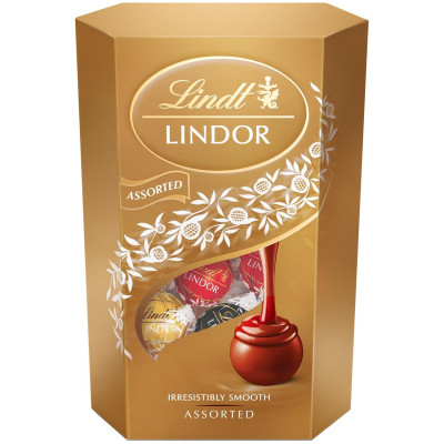 Конфеты Lindt Lindor шоколадные ассорти с начинкой, 337г