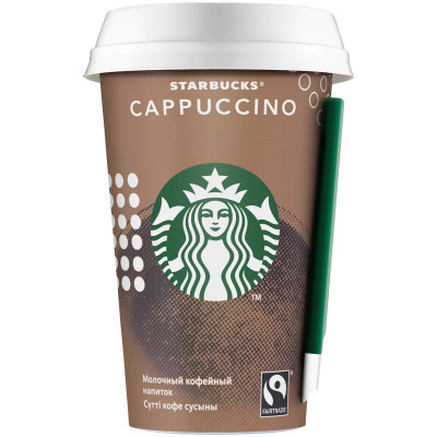 Напиток молочно-кофейный Starbucks Cappuccino ультрапастеризованный 2.5%, 220мл