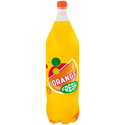 Напиток Fresh Orange безалкогольный газированный, 2л