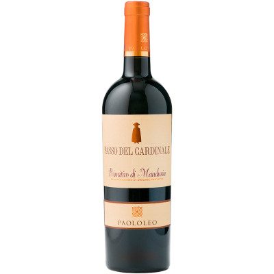 Вино Passo Del Cardinale Primitivo di Manduria красное полусухое 14%, 375мл