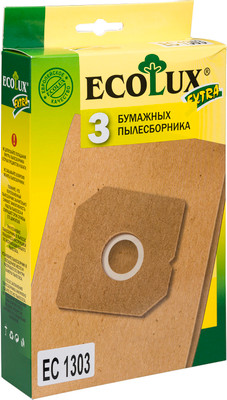 Мешок-пылесборник EcoLux Extra EC1303 бумажный для пылесосов LG, 3шт