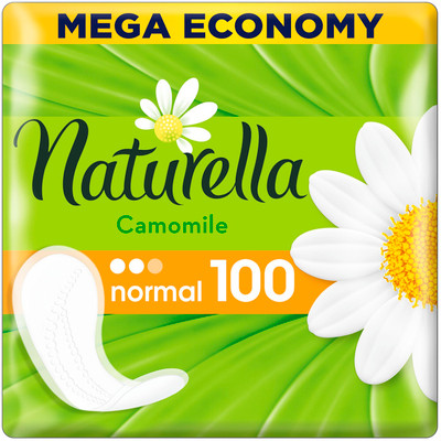 Прокладки ежедневные Naturella Camomile normal, 100шт