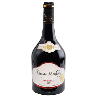 Вино Duc De Monflory красное сухое 11%, 750мл