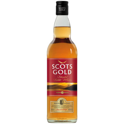 Виски Scots Gold Red шотландский купажированный 40%, 700мл