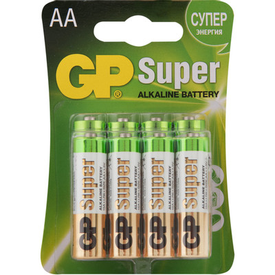 Батарейки GP Super АА 15А LR6 1.5В, 8шт