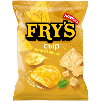 Чипсы Fry’s Выдержанный Сыр из натурального картофеля, 70г