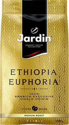 Кофе Jardin Ethiopia Euphoria жареный в зёрнах, 1кг