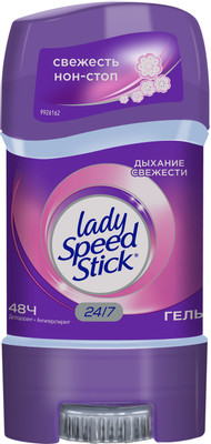Антиперспирант-дезодорант Lady Speed Stick 24/7 Дыхание свежести, 65г