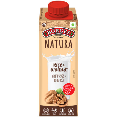 Напиток Borges Natura Rice and Walnut drink на основе грецкого ореха и риса, 250мл