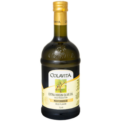 Масло оливковое Colavita Mediterranean нерафинированное высший сорт, 1л