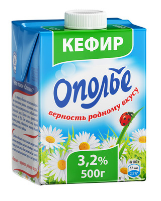 Кефир Ополье 3.2%, 500мл
