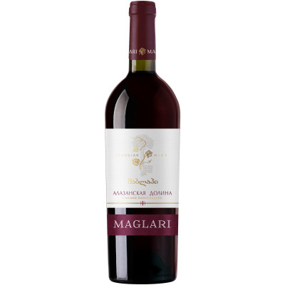 Вино Maglari Алазанская долина красное полусладкое 12%, 750мл