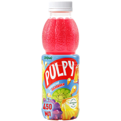 Напиток сокосодержащий Pulpy Тропический с мякотью, 450мл