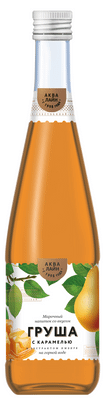 Напиток безалкогольный Аквалайн груша-карамель газированный, 0.5л