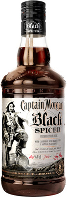 Ром Captain Morgan Black Spiced невыдержанный, 0.7л