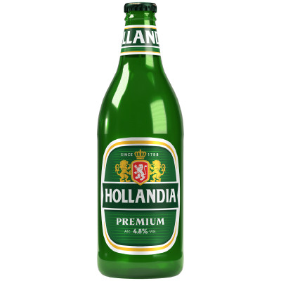 Пиво Hollandia светлое 4.8%, 450мл