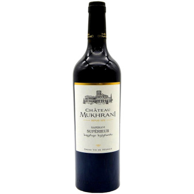 Вино Chateau Mukhrani Саперави красное сухое 8,5-15%, 750мл