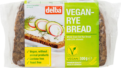 Хлеб Delba Вегетарианский овсяный со злаками, 300г