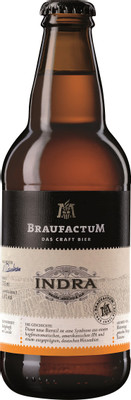 Пиво Braufactum Индра светлое нефильтрованное 6.8%, 355мл