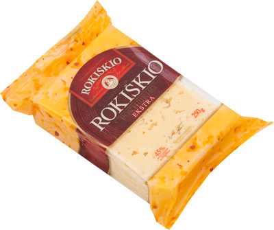 Сыр полутвёрдый Rokiskio Ekstra 45%, 250г
