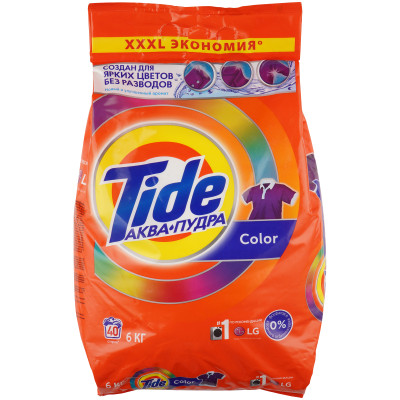 Порошок Tide Color автомат стиральный, 6кг