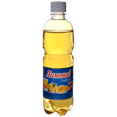 Лимонад Гамбринус безалкогольный сильногазированный, 500мл