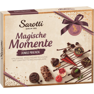 Конфеты Sarotti Magische Momente Dark Chocolate с ромом и ликером, 210г