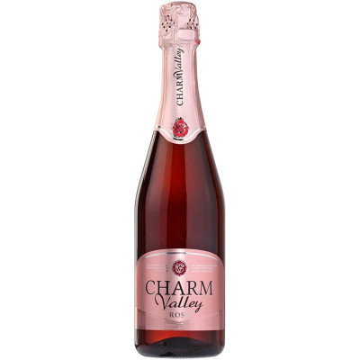 Напиток винный Charm Valley Розе розовый сладкий 7.5% газированный, 750мл