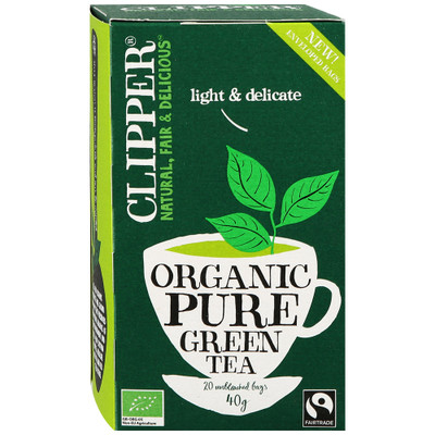 Чай Clipper зелёный органический в пакетиках, 20х2г