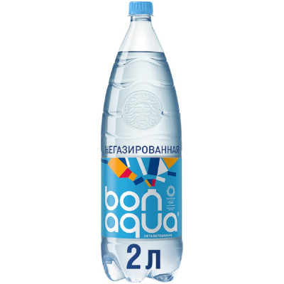 Вода BonAqua питьевая негазированная, 2л