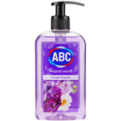 Мыло ABC Purple Flowers жидкое, 400мл