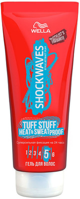 Гель для волос Wella Shockwaves Tuff Stuff Heat&Sweat Proof, 200мл