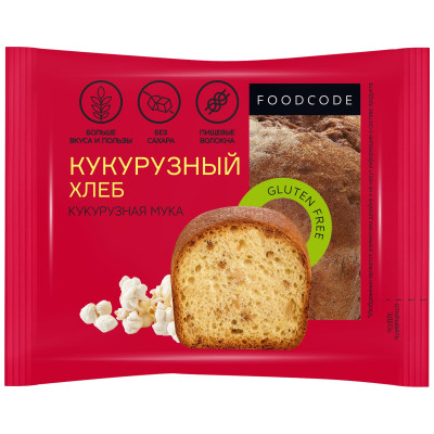 Хлеб Foodcode кукурузный, 200г