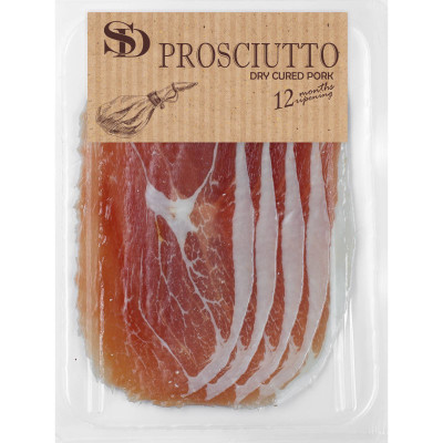 Прошутто Prosciutto свинина сыровяленая SD, 70г