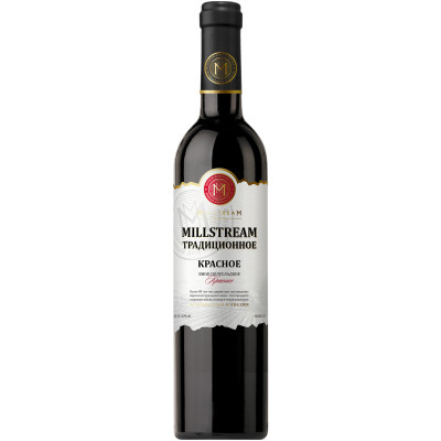 Вино Millstream Традиционное красное полусладкое, 700мл