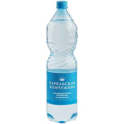 Вода Карельская Жемчужина+ артезианская природная питьевая негазированная, 1.5л